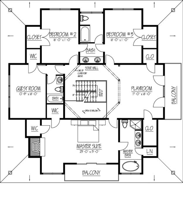 The June Upper Floor Plan